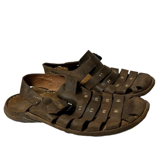 Josef Seibel men’s sandals brown leather size US 13/ EU 47 main image 7